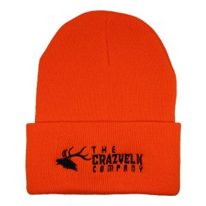 Crazy Elk Blaze Orange Hunting Beanine