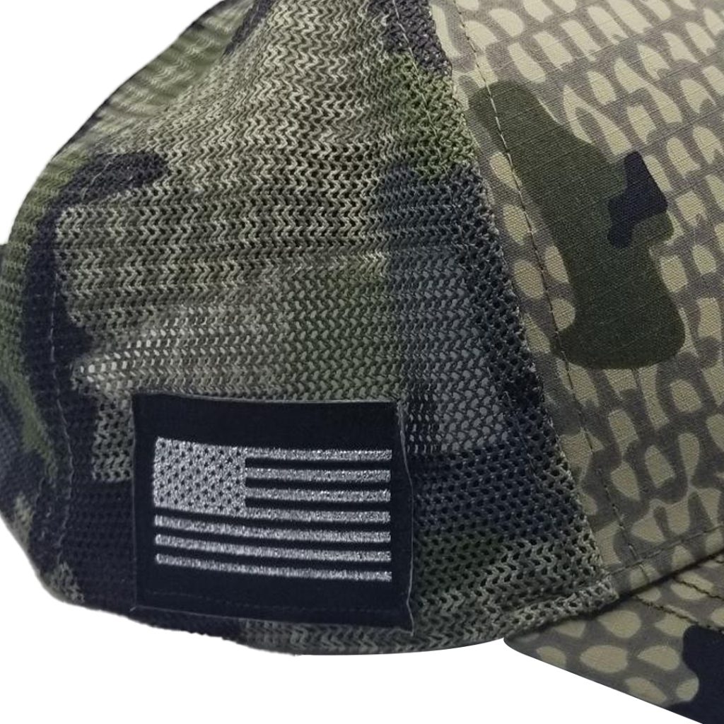 Crazyelk Kuiu Verde Hat with U.S flag reed holder - Image 2